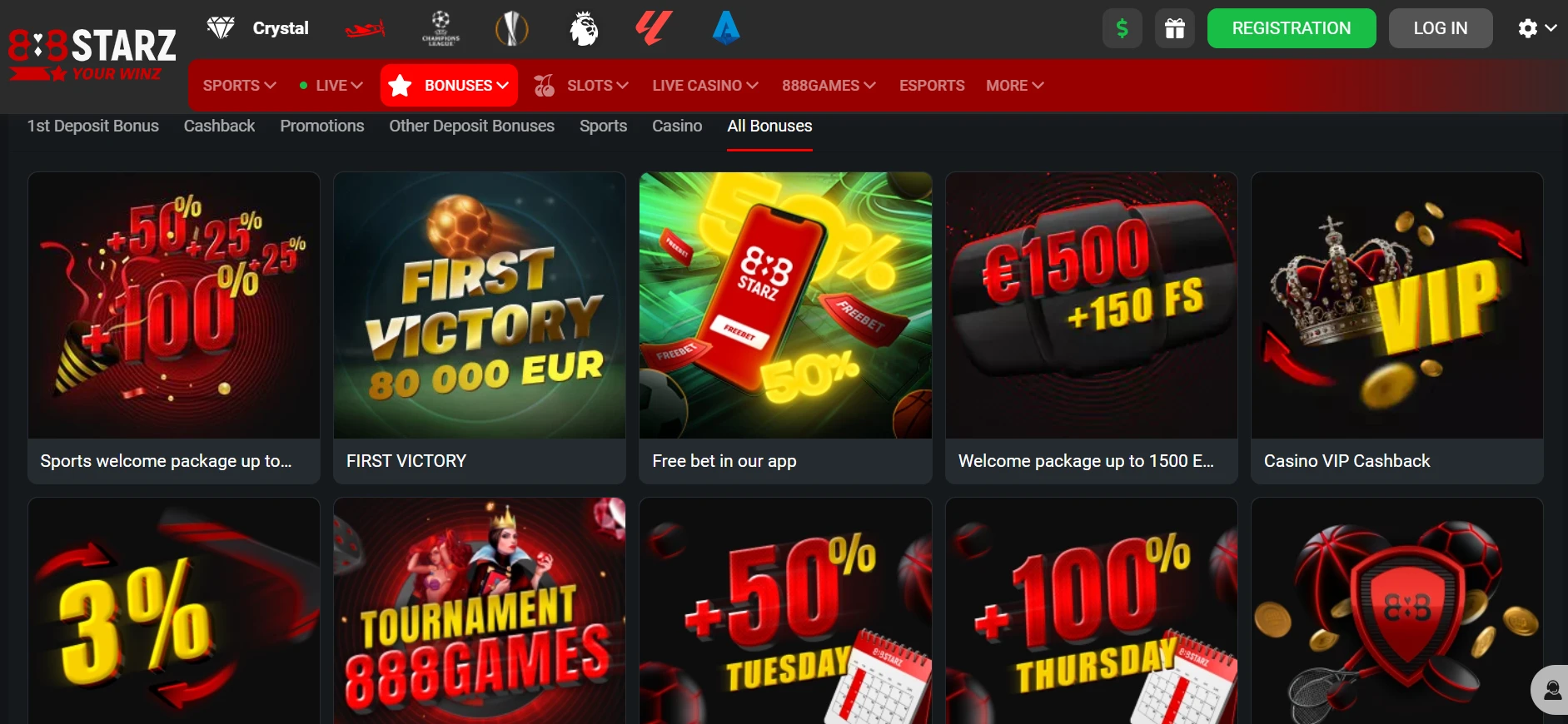 Welcome Bonuses