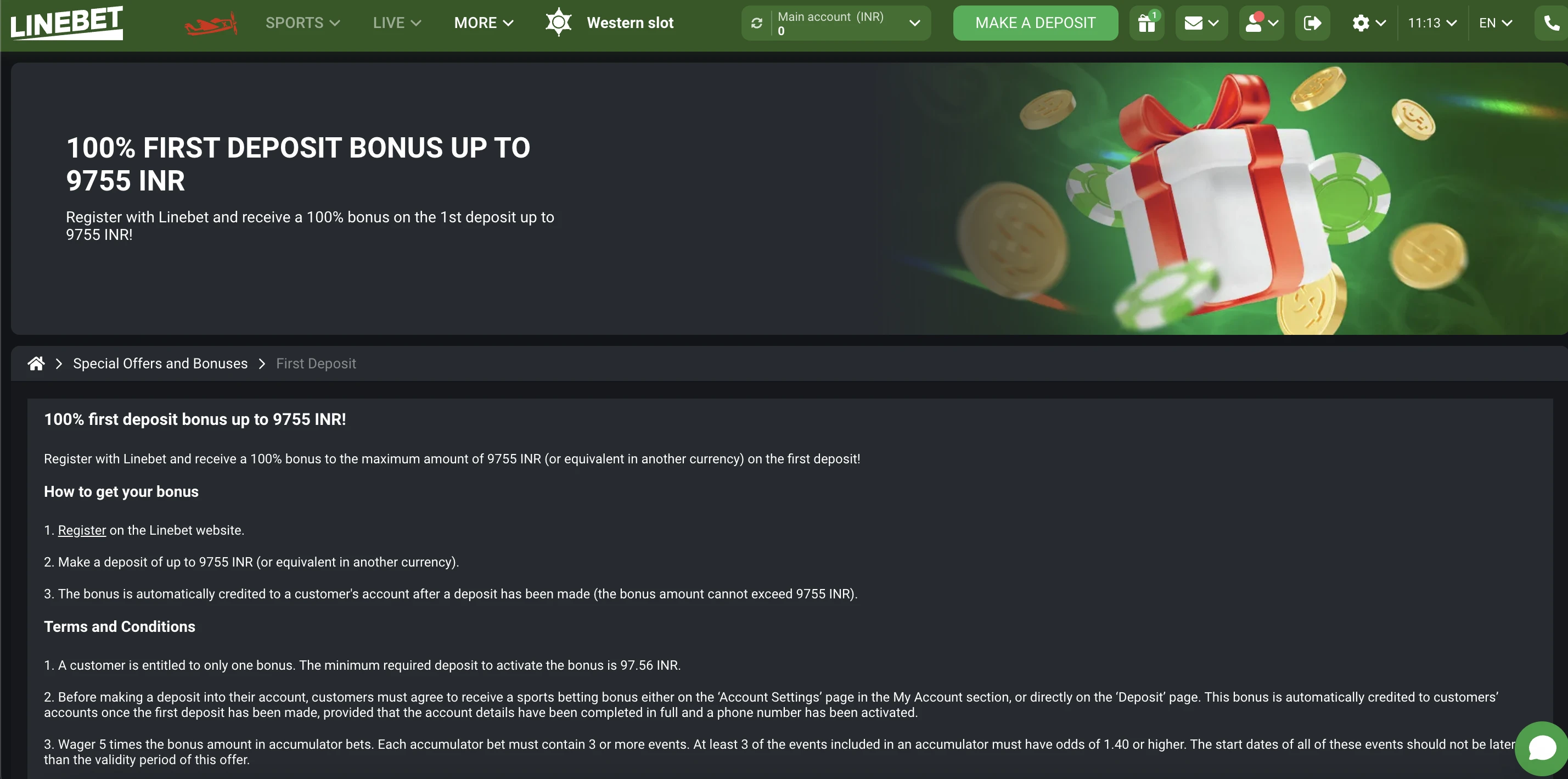 Welcome Bonuses