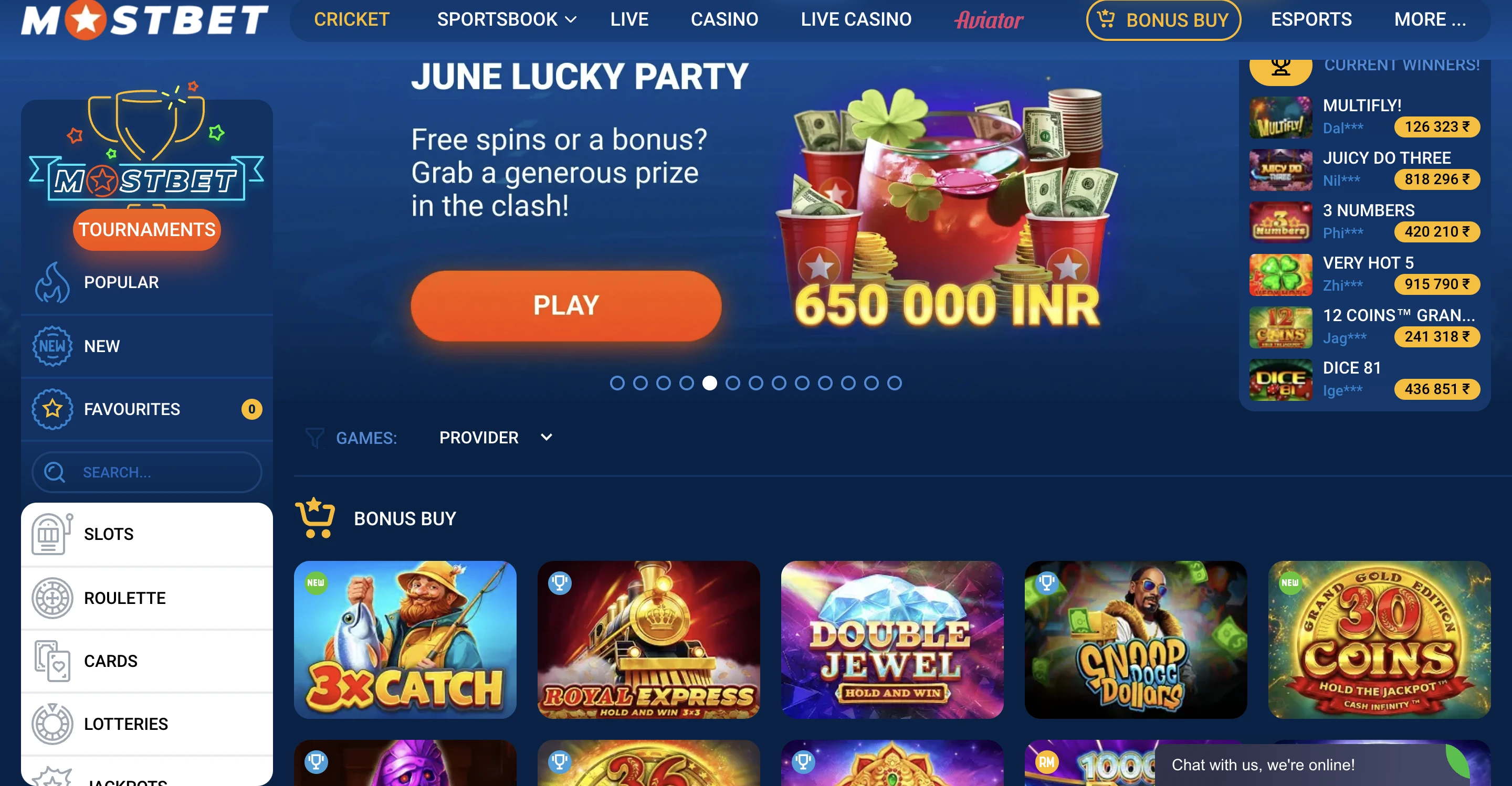 Welcome Bonuses