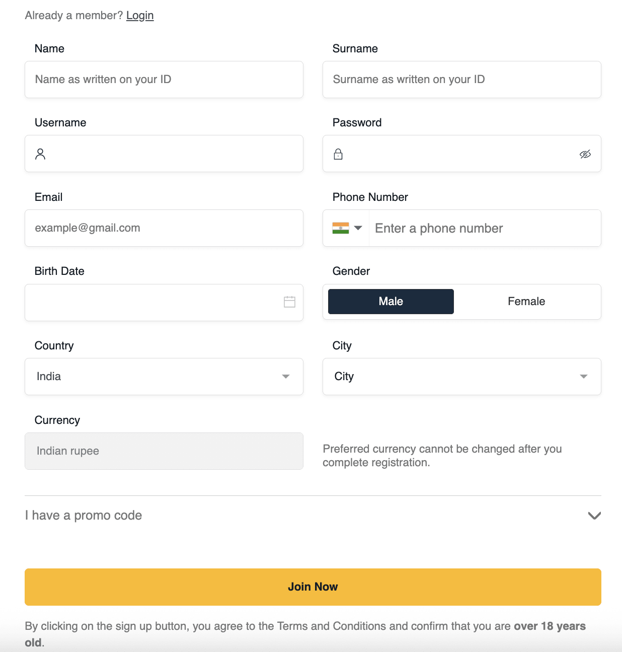 Registration process image
